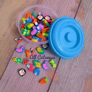Cute Mini Erasers Mix